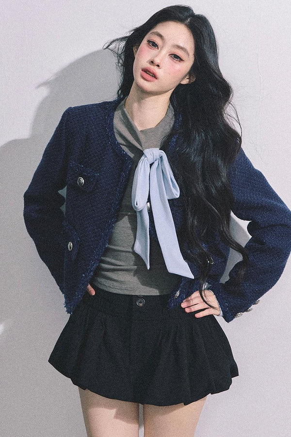 French Fragrance Tweed Jacket Set-Up