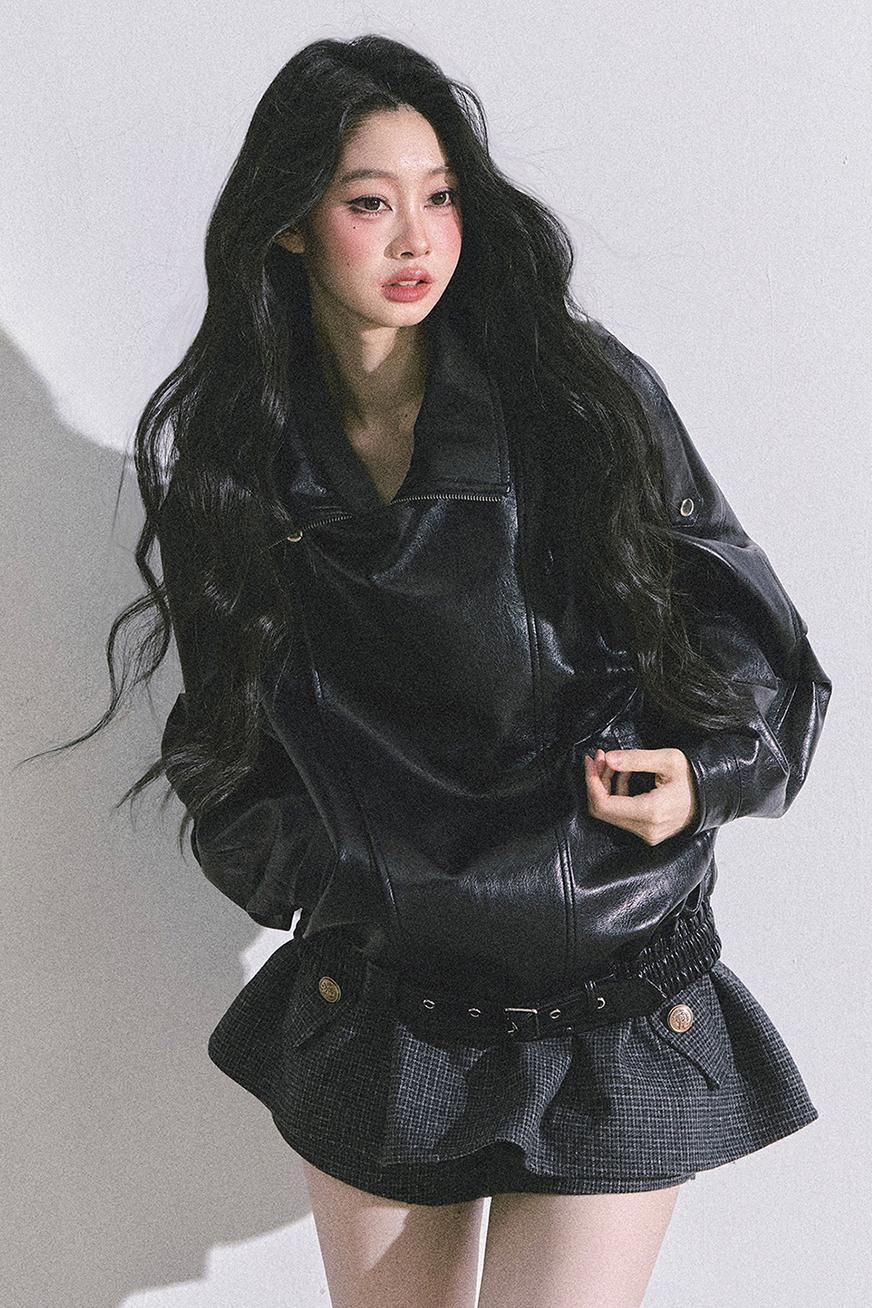 American Locomotive PU Leather Jacket