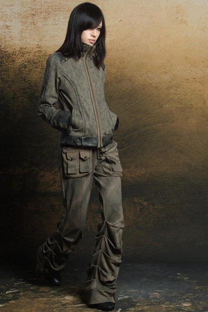 Punk Multi-Pocket Low-Waist Cargo Pants
