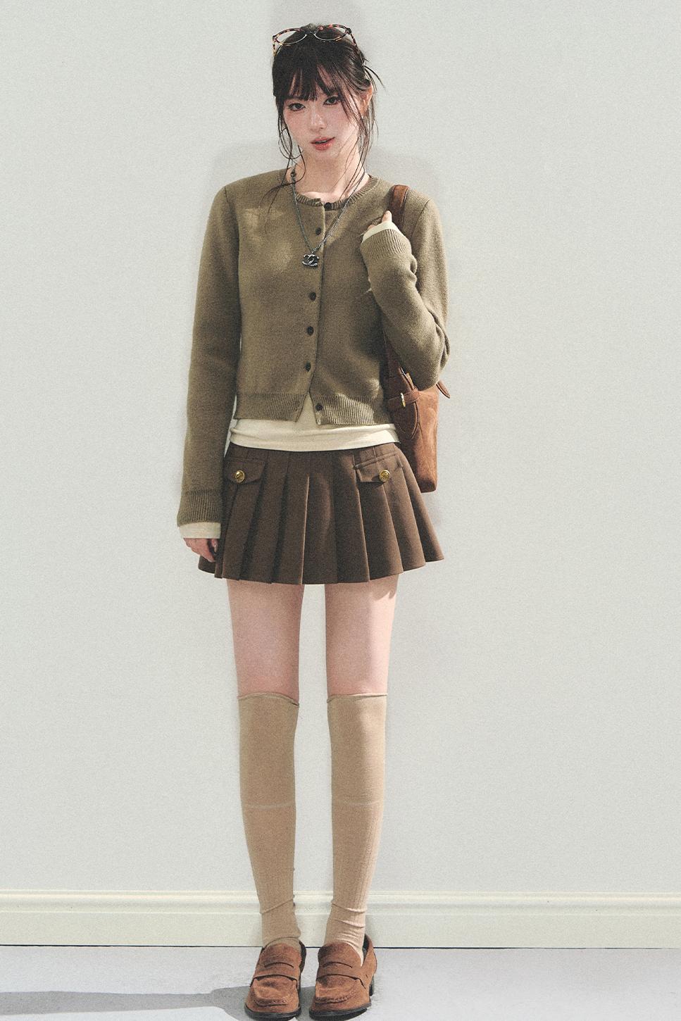 Slimming U-Neck Long-Sleeved T-Shirt