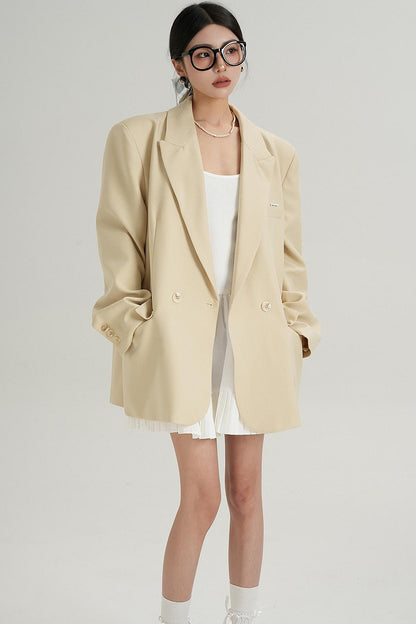 Chic Black And Cream Elegant Jacket