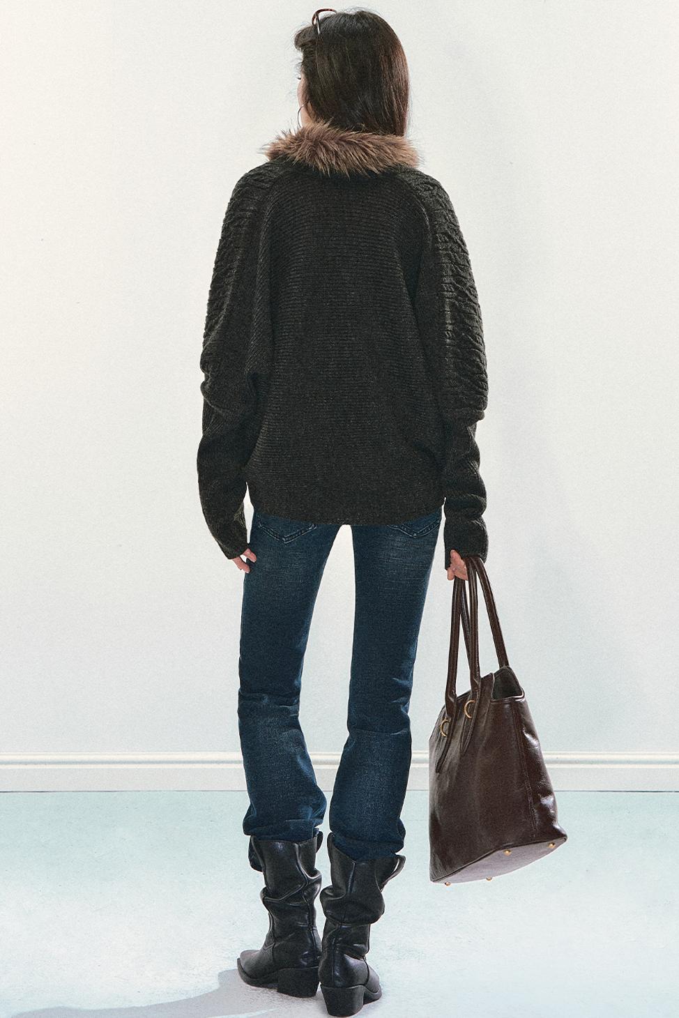 Vintage Cable Knit Jacket