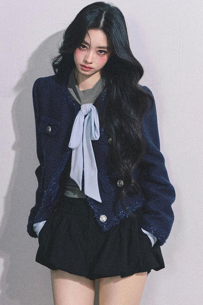 French Fragrance Tweed Jacket Set-Up