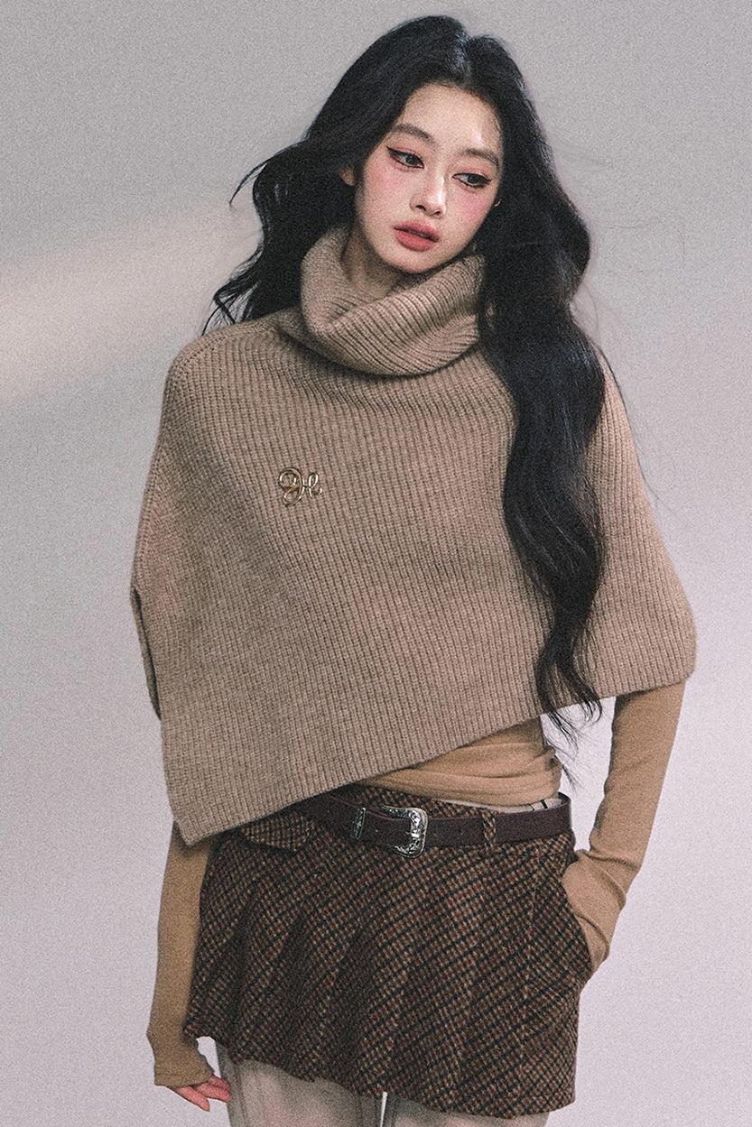 Semi-High-Neck Long-Sleeved Autumn Inner T-Shirt Top