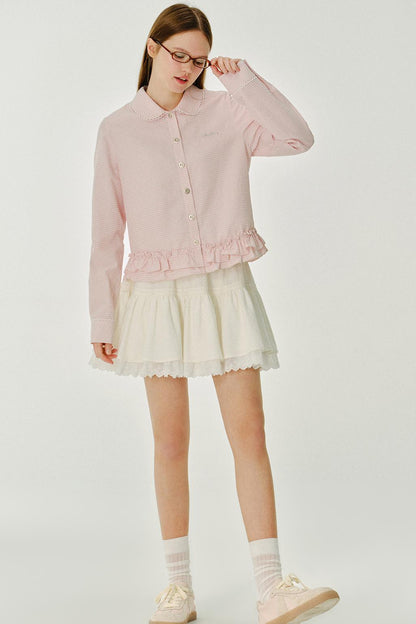 발레 스타일 플레어 스커트 