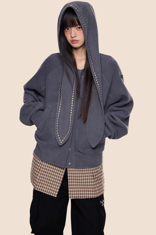 Ear Hooded Jacket