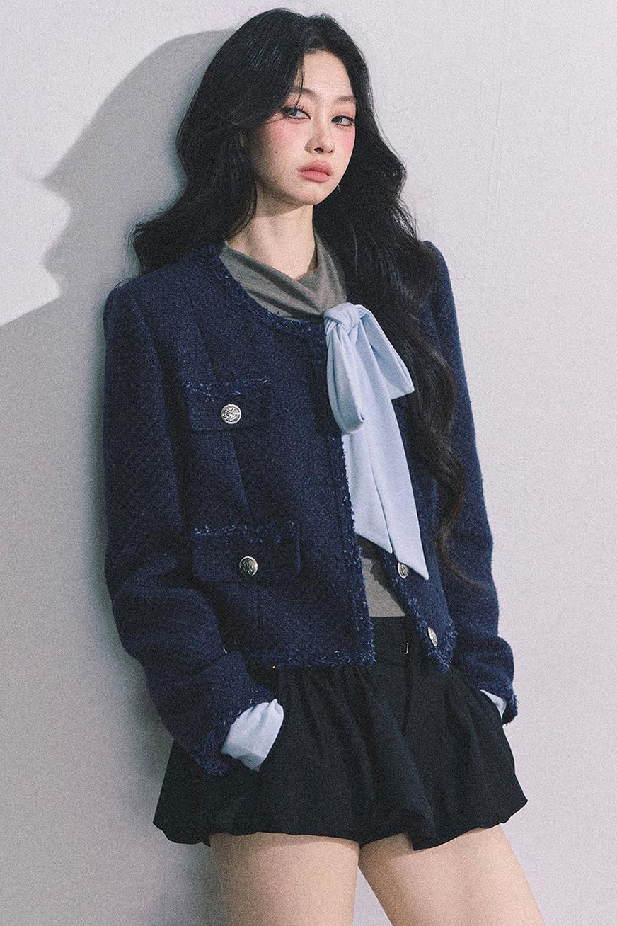 French Fragrance Tweed Jacket Set-Up