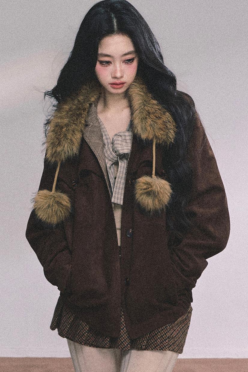 French Fur Collar Scarf