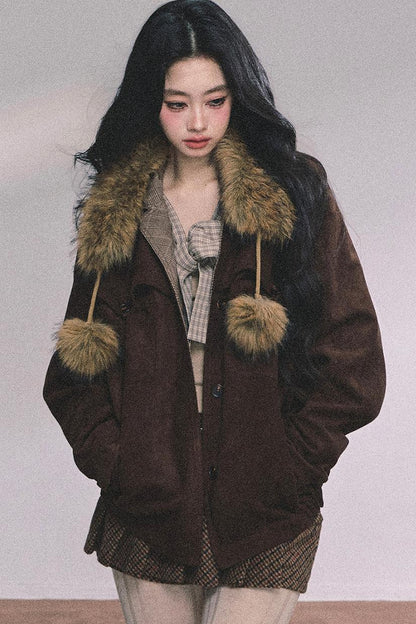 French Fur Collar Scarf