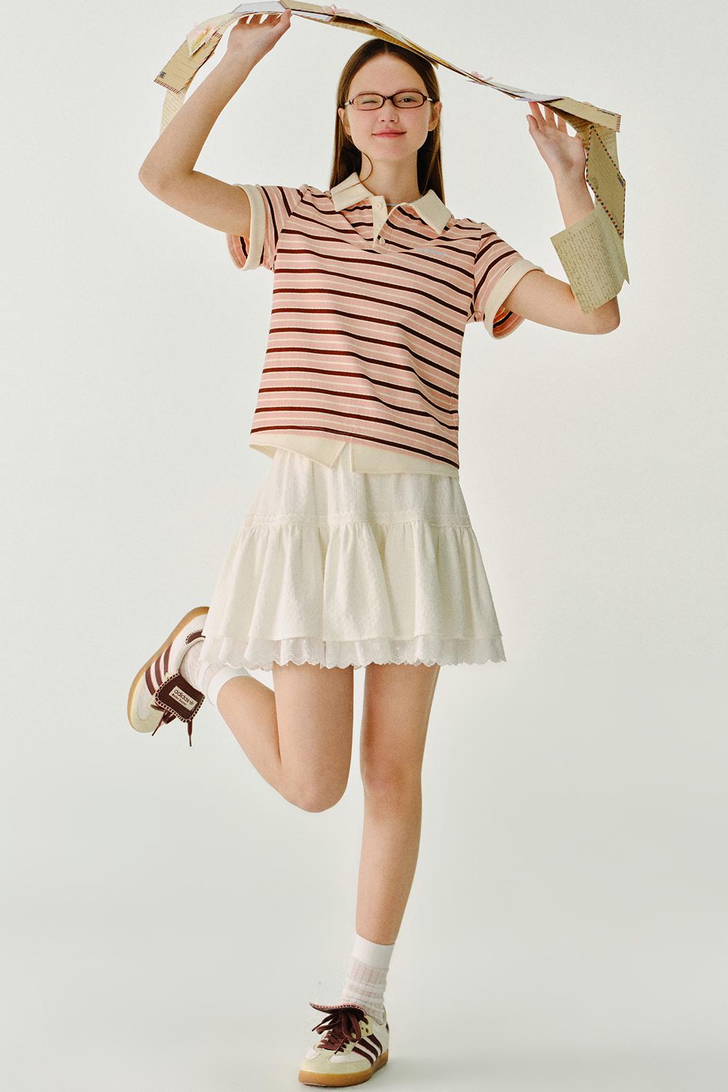 발레 스타일 플레어 스커트 