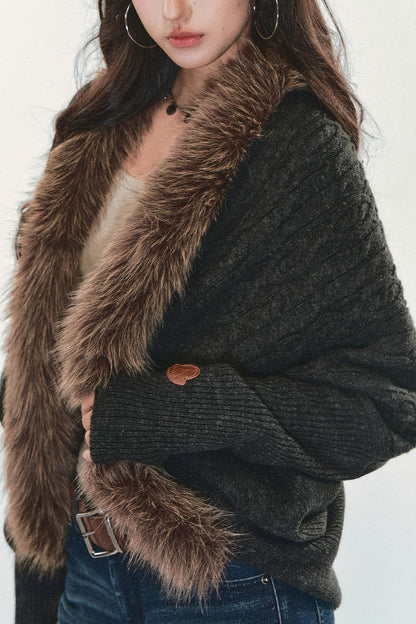 Vintage Cable Knit Jacket