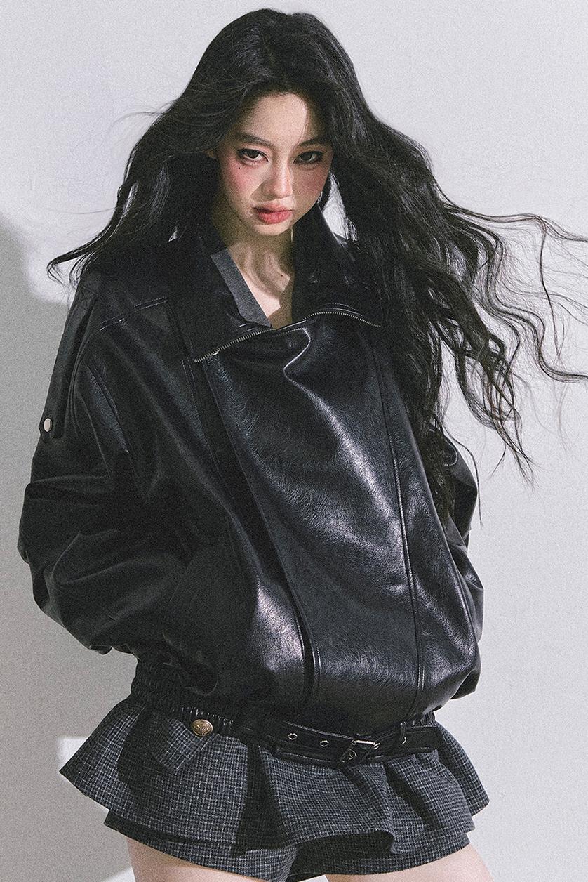 American Locomotive PU Leather Jacket