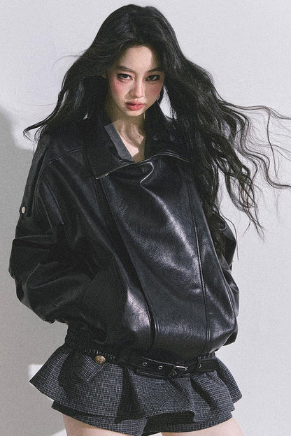 American Locomotive PU Leather Jacket