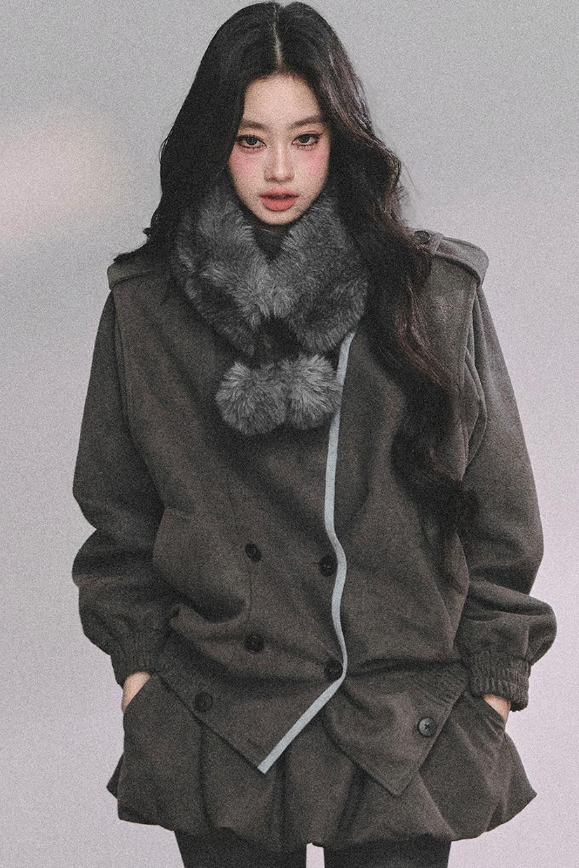 French Fur Collar Scarf