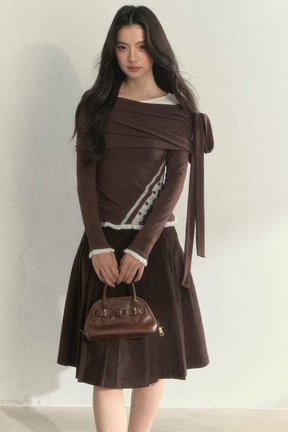 Retro Streamer Shoulder Top