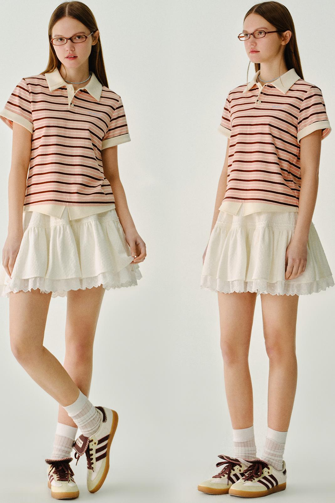 발레 스타일 플레어 스커트 