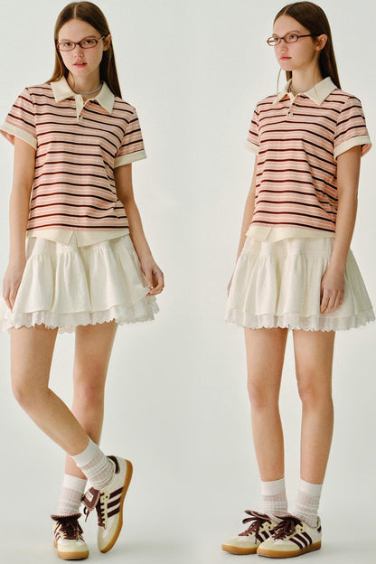 발레 스타일 플레어 스커트 