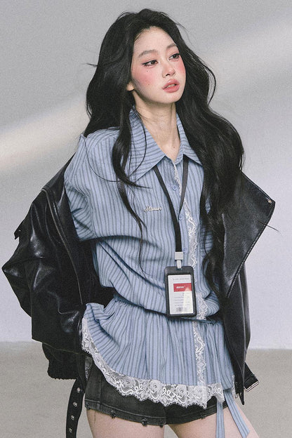 American Locomotive PU Leather Jacket