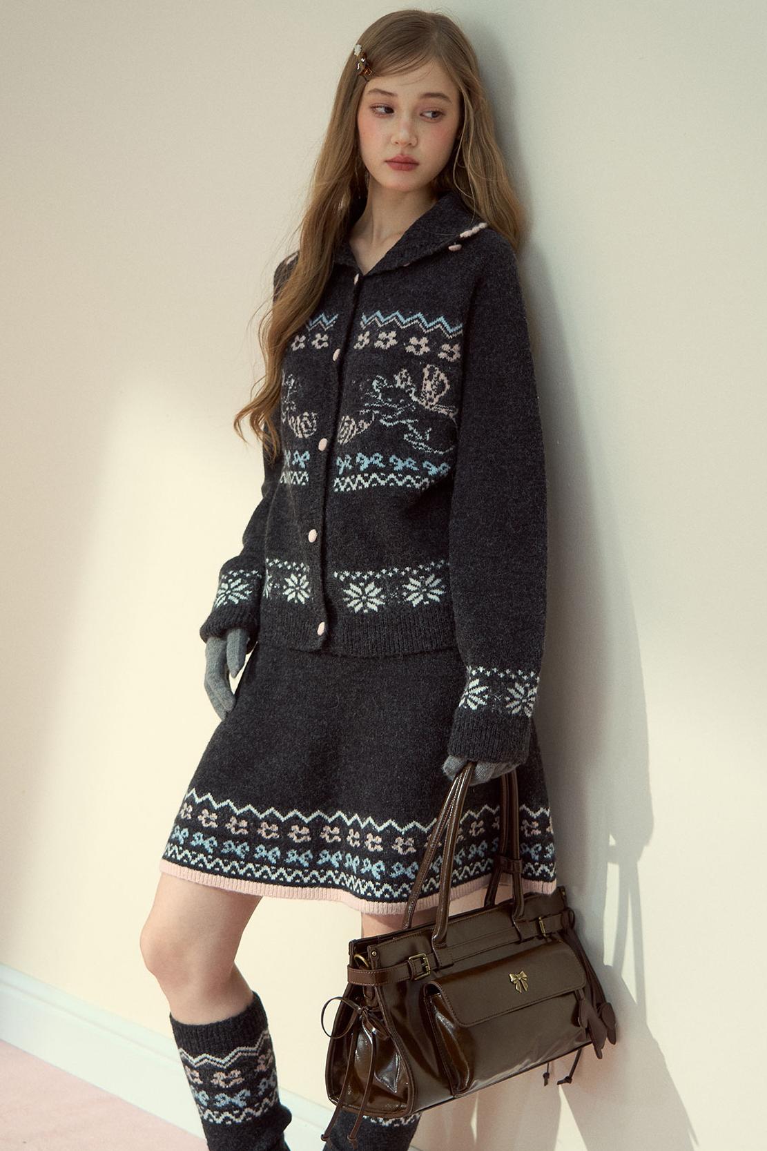 Vintage Fair Knitted Jacket Set-Up