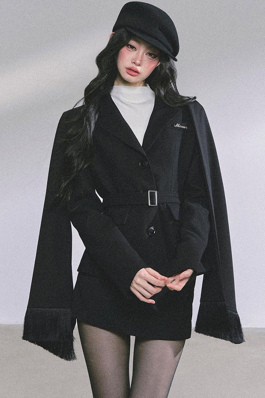 Semi-High-Neck Long-Sleeved Autumn Inner T-Shirt Top