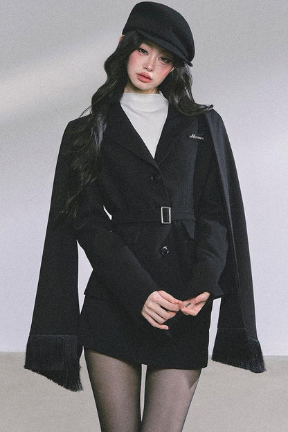 Semi-High-Neck Long-Sleeved Autumn Inner T-Shirt Top