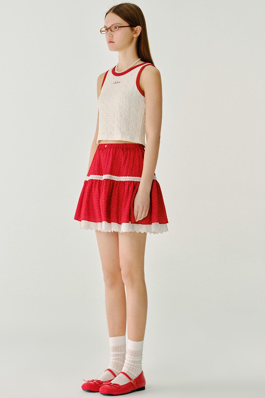 발레 스타일 플레어 스커트 