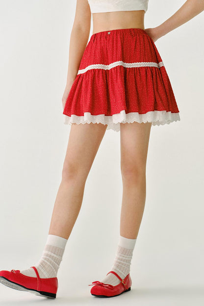 발레 스타일 플레어 스커트 