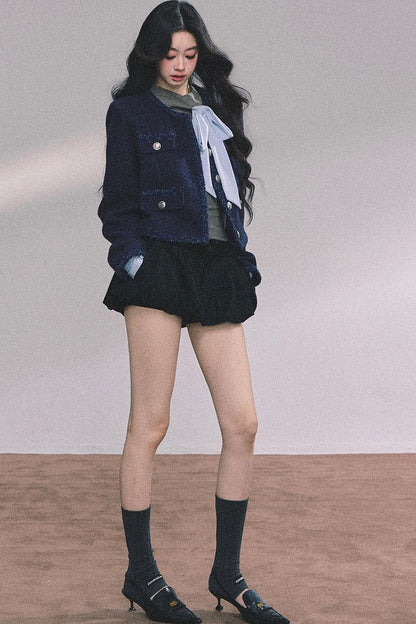 French Fragrance Tweed Jacket Set-Up