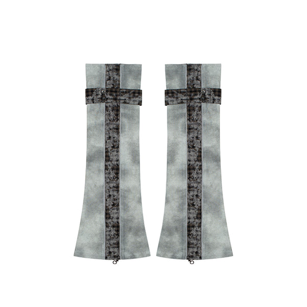 Contrast Knit Low Waist Pants