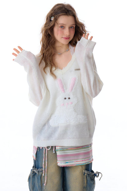 Semi-Sheer Sleeve Top