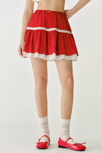 발레 스타일 플레어 스커트 