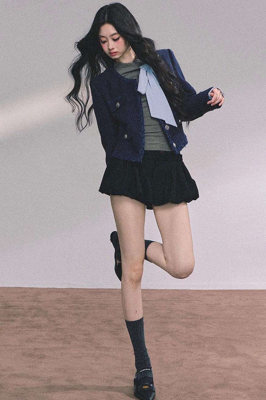 French Fragrance Tweed Jacket Set-Up