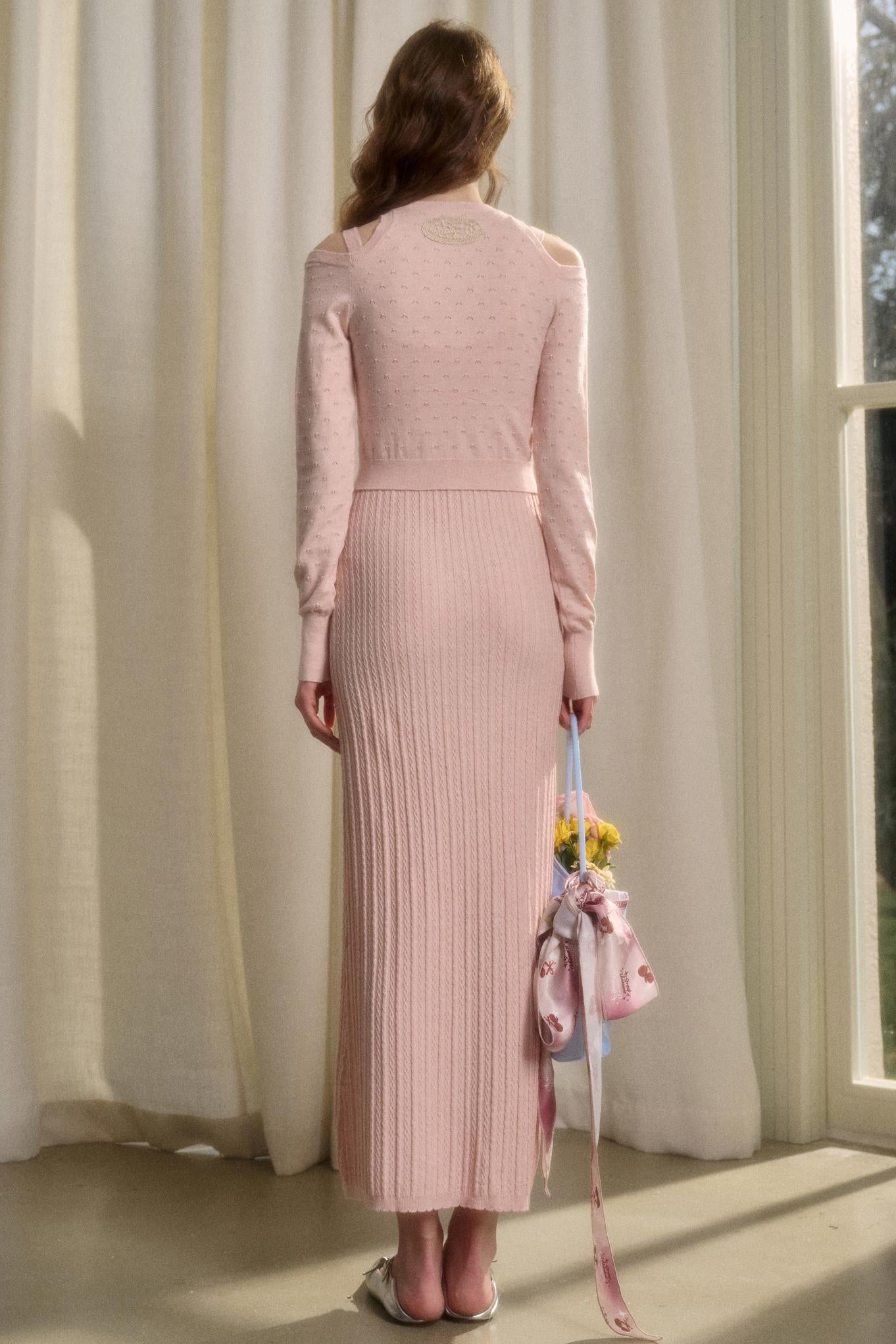 Long Relaxed Cardigan Dress Set-Up