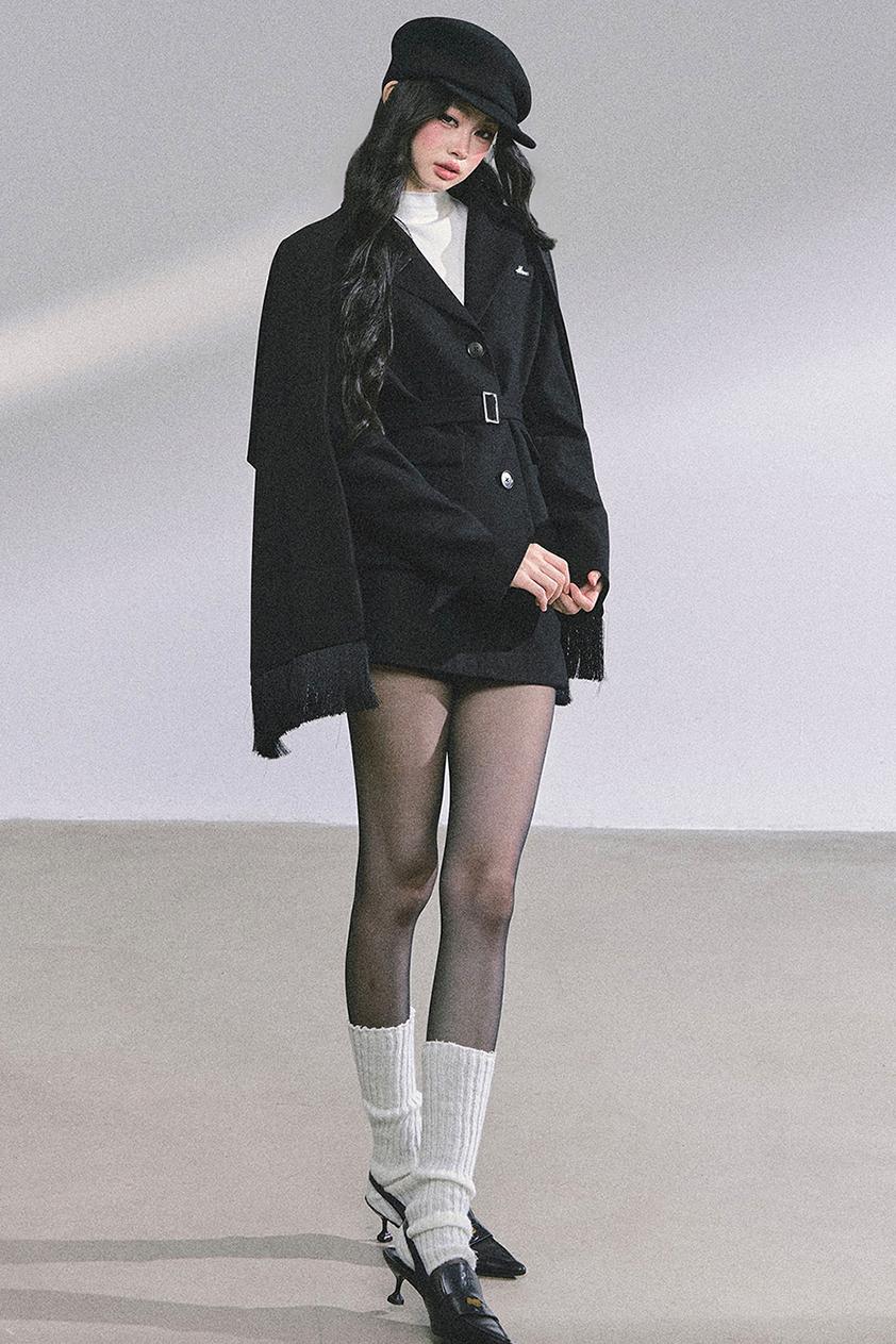 Semi-High-Neck Long-Sleeved Autumn Inner T-Shirt Top