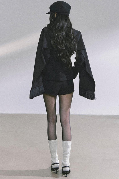 Semi-High-Neck Long-Sleeved Autumn Inner T-Shirt Top