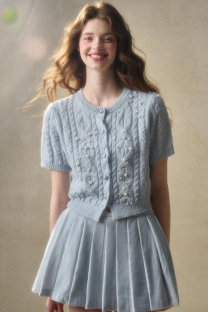 Soft Mohair Long Sleeve Cardigan