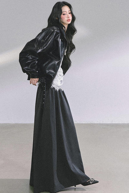 American Locomotive PU Leather Jacket