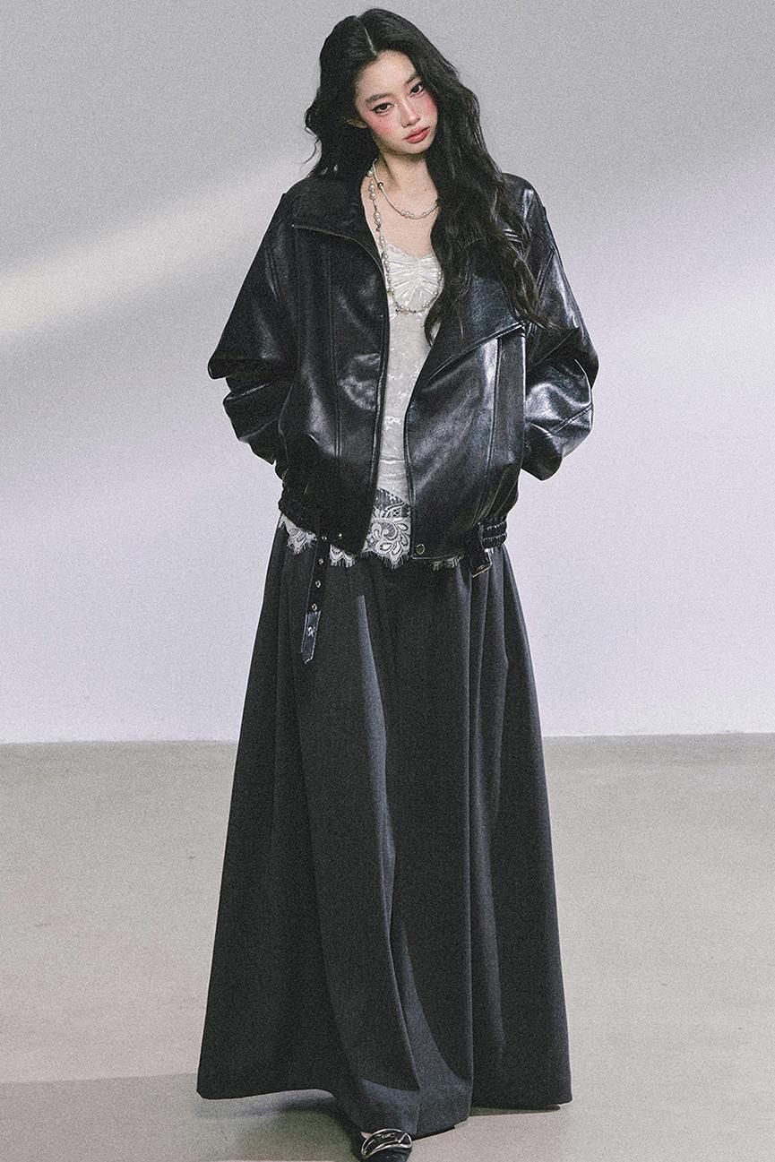 American Locomotive PU Leather Jacket