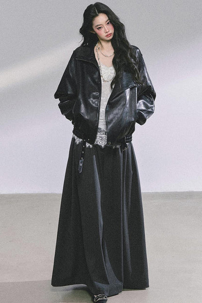 American Locomotive PU Leather Jacket