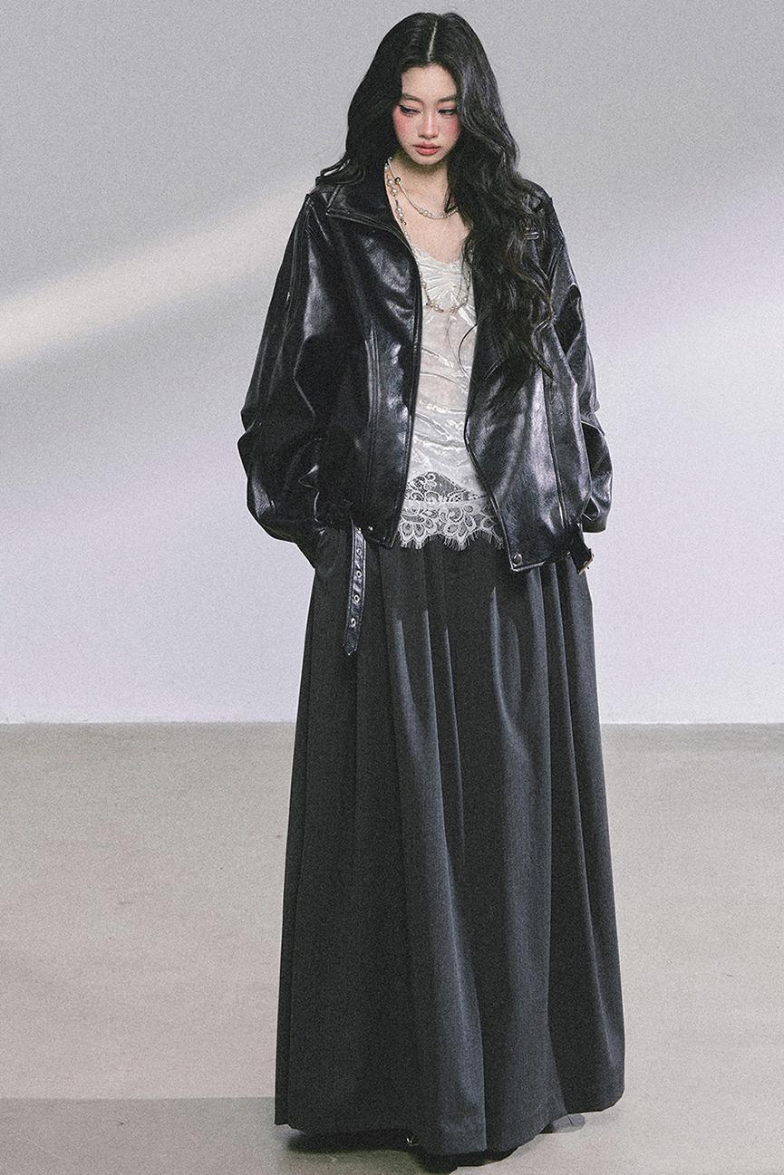 American Locomotive PU Leather Jacket