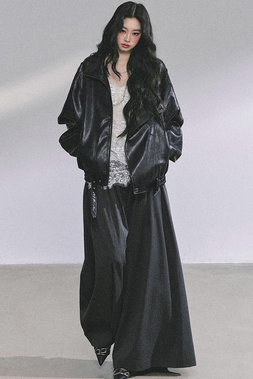 American Locomotive PU Leather Jacket