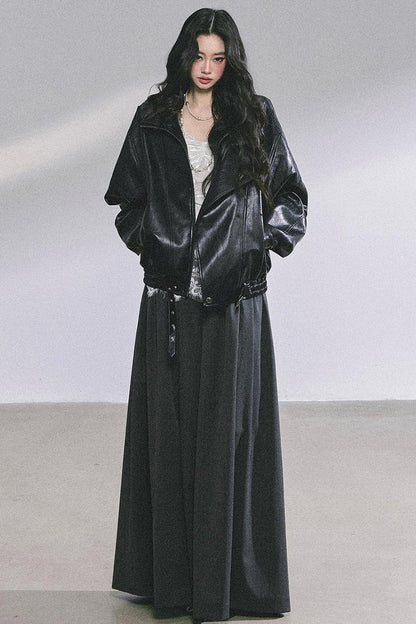 American Locomotive PU Leather Jacket