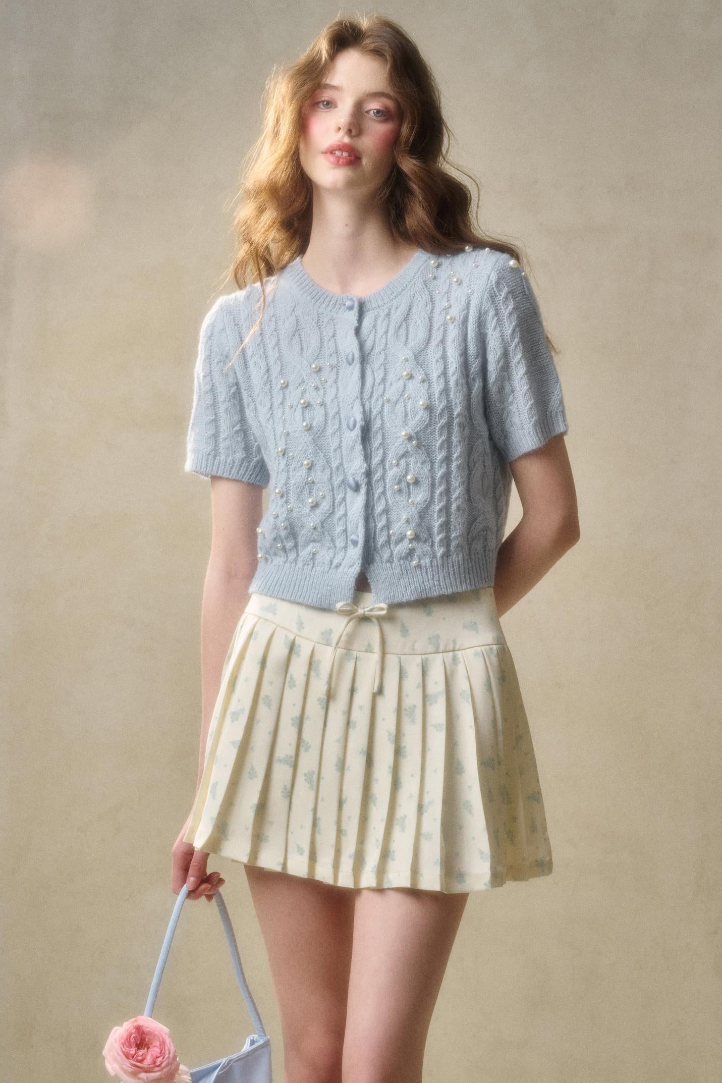 Soft Mohair Long Sleeve Cardigan