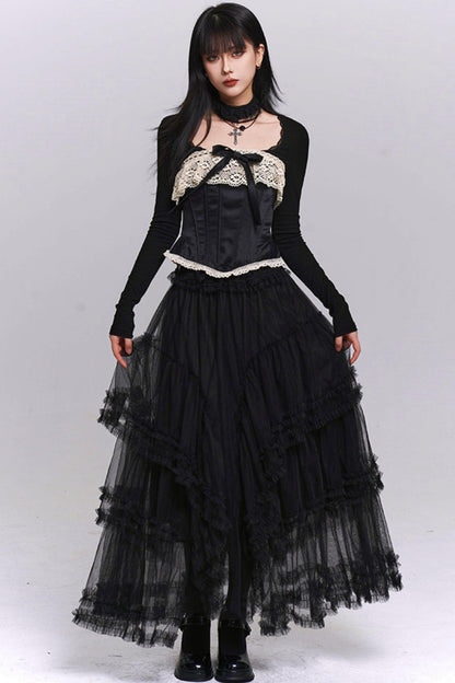 Ghost Girl Fishbone Corset Top