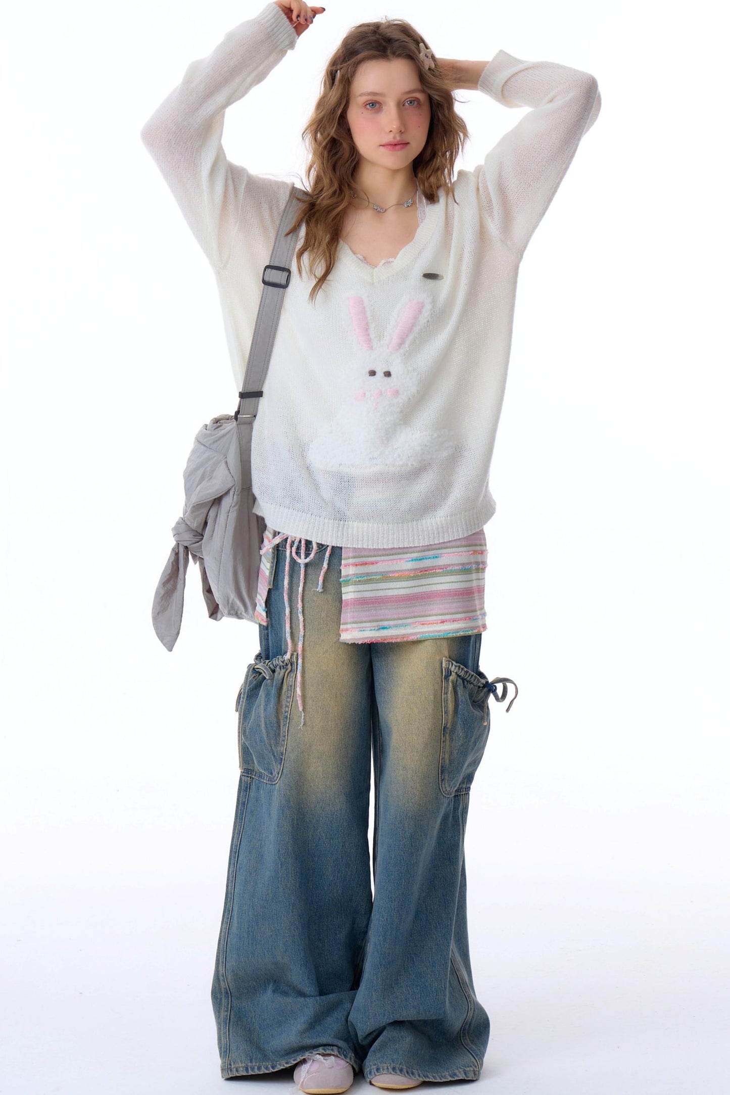 Semi-Sheer Sleeve Top