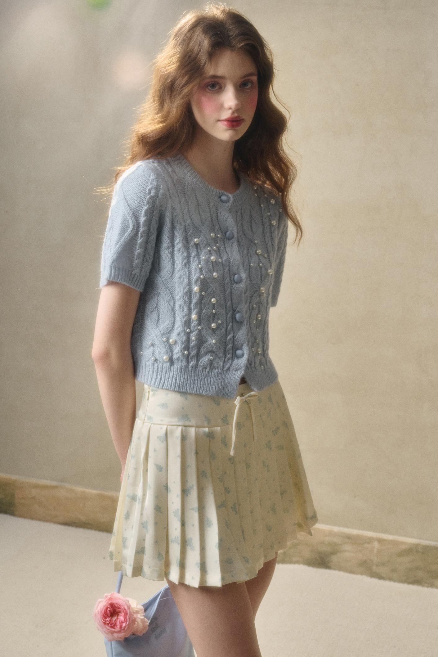 Soft Mohair Long Sleeve Cardigan