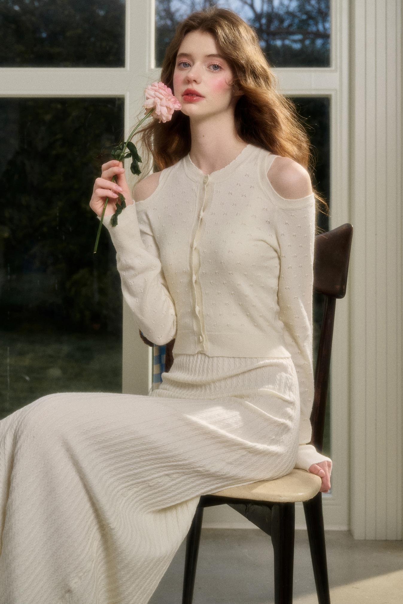 Long Relaxed Cardigan Dress Set-Up