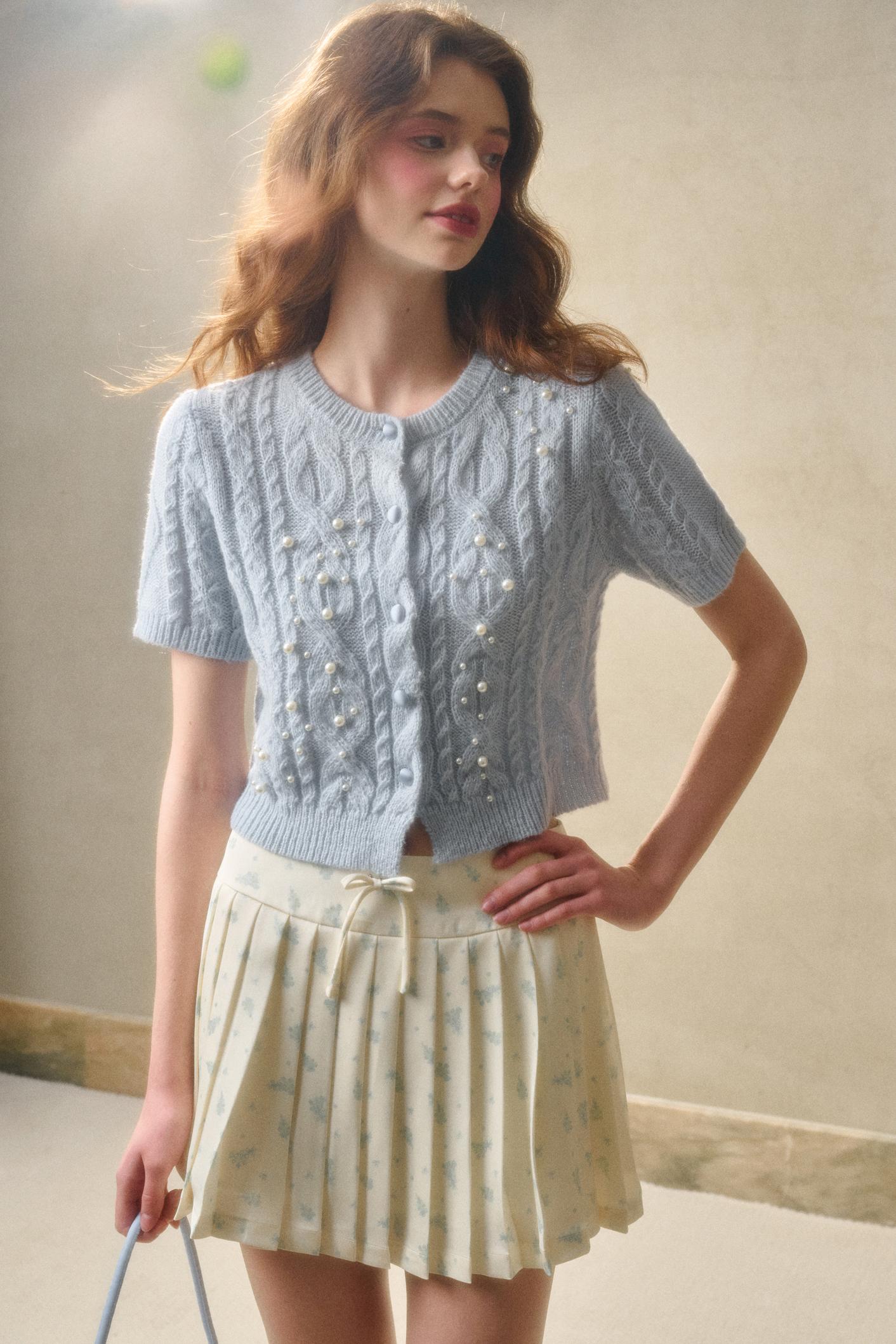 Soft Mohair Long Sleeve Cardigan