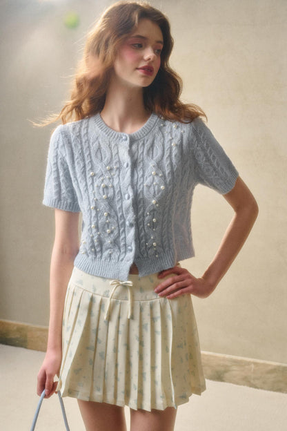 Soft Mohair Long Sleeve Cardigan