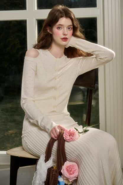 Long Relaxed Cardigan Dress Set-Up